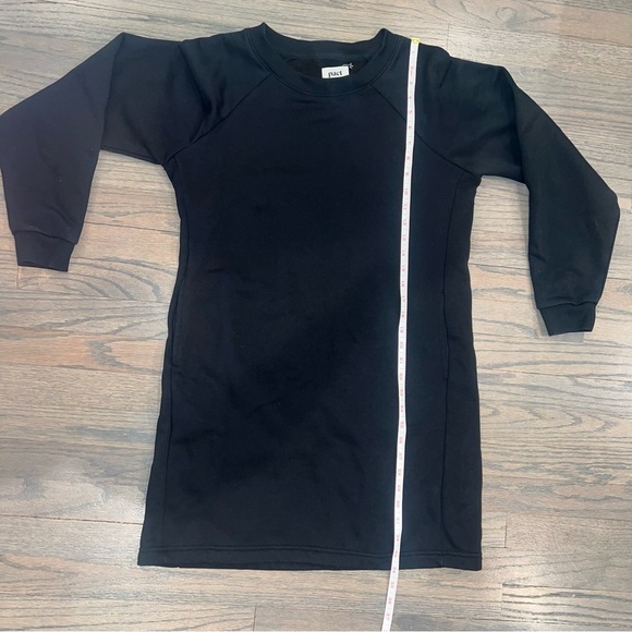 Pact Dress Black Crewneck Long Sleeve Cotton Sweatshirt Medium Sustainable - Picture 4 of 8